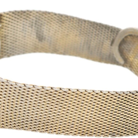 Vintage 36mm Accutron Bark Finish Ladies Tuning Fork Wristwatch 218 USA 10k GF - Picture 6 of 8